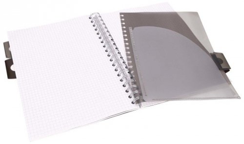 Kołonotes Project Book B5 100k 80g kratka Black & Grey czarny, Pukka Pad