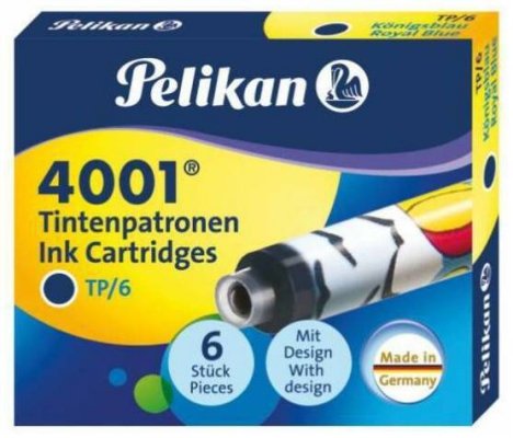 Naboje atramentowe nieb. Design 5 szt., Pelikan