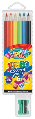 Kredki 6-kol. Jumbo Colorino, Patio