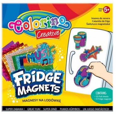 Magnes na lodówkę mix 4 wzorów Colorino Creative 36957PTR, Patio