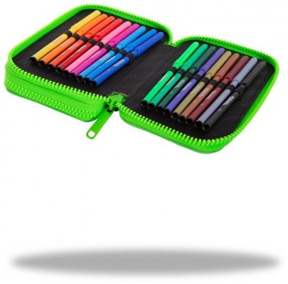 Piórnik podwójny z wyposażeniem Jumper 2 City Jungle CoolPack, Patio