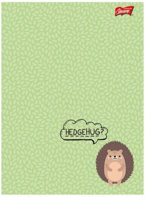 Zeszyt A5 16 k. 3-linie kolorowe laminowany Woodland Animals, Unipap