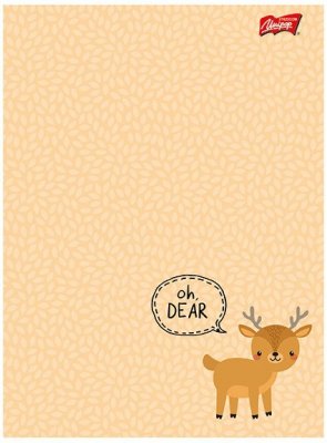 Zeszyt A5 16 k. kratka laminowany Woodland Animals, Unipap
