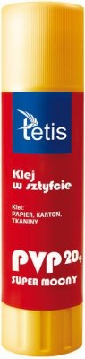 Klej sztyft 20g PVP Tetis