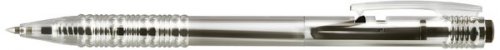 Długopis z bocznym włączaniem 0.7mm czarny, Tetis