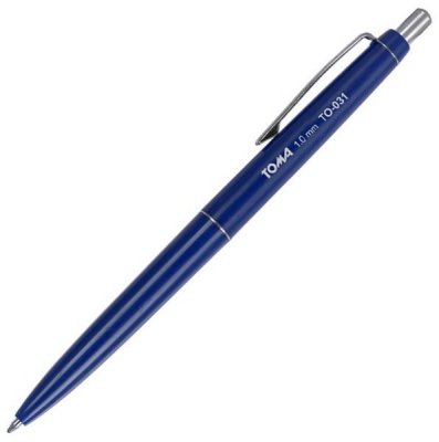 Długopis automatyczny Asystent 0,7 mm nieb.-obud. nieb.-wkł. TO-031, Toma