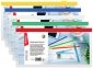 Teczka koperta z suwakiem Zipper Bag, PCV, DL+, 150 mikr., 255x130 mm, przezroczysta, Berlingo 