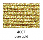 mulina Madeira Metallic 4-pure gold 4007
