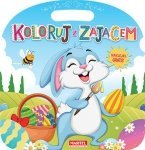Koloruj z zającem z naklejkami