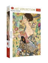 Puzzle Art Collection Dama z wachlarzem 1000 