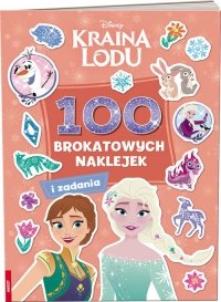 Kraina Lodu 100 Brokatowych naklejek 