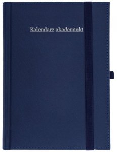 Kalendarz akademicki 24/25 A5T Cross z gumką GRANAT