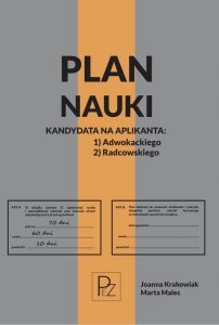 Plan nauki kandydata na aplikanta adwokackiego/radcowskiego