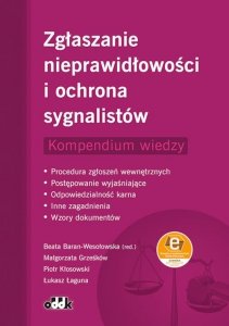 Zgłaszanie nieprawidłowości i ochrona sygnalistów Kompendium wiedzy
