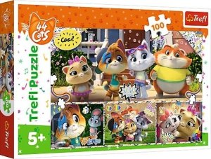 Trefl puzzle 100 Zgrana ekipa przyjaciół 44 cats