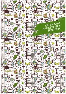 Kalendarz nauczyciela 25/26 B6T PCV  bezbarwny KOTY