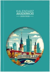 Kalendarz akademicki 25/26 A5T PCV bezbarwny MIASTO