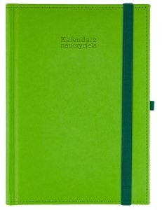 Kalendarz nauczyciela 2024/2025 A5T Nebraska z gumką seledyn