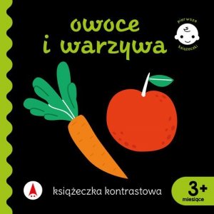 Owoce i warzywa Książeczka kontrastowa