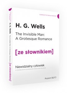 Niewidzialny człowiek z podręcznym słownikiem angielsko-polskim