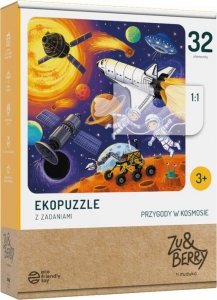 Przygody w kosmosie Ekopuzzle z zadaniami