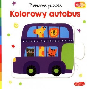 Pierwsze puzzle Kolorowy autobus