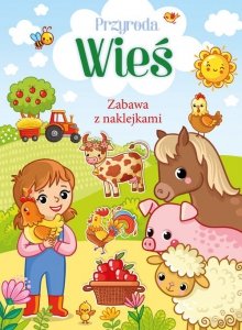 Przyroda Wieś Zabawa z naklejkami