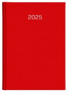 Kalendarz 2025 B5 tygodniowy Albit Czerwony