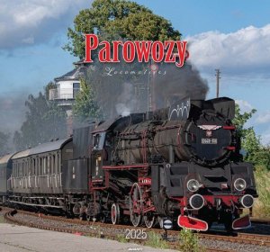Kalendarz 2025 Ścienny Duży Parowozy