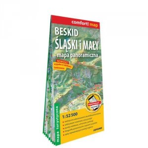 Beskid Ślaski i Mały Mapa panoramiczna laminowana 1:52 500
