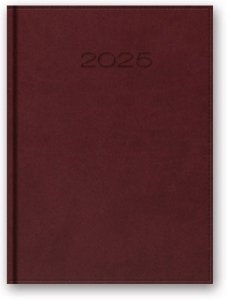 Kalendarz 2025 B5 tygodniowy vivella bordo