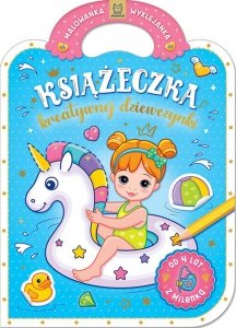 Książeczka kreatywnej dziewczynki Malowanka wyklejanka z Milenką od 4 lat