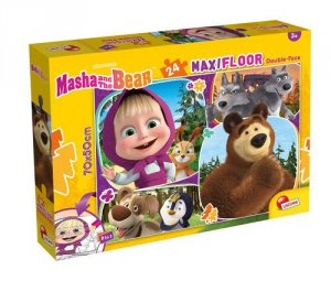 Puzzle Masza i niedźwiedź 2w1