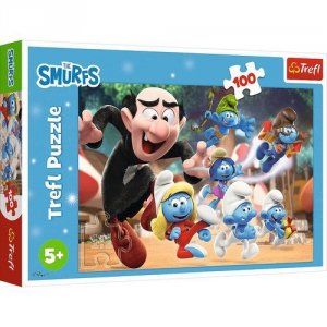 Puzzle 100 Nauki Papy Smerfa
