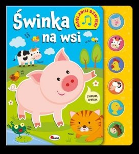 Naśladuj dźwięki Świnka na wsi