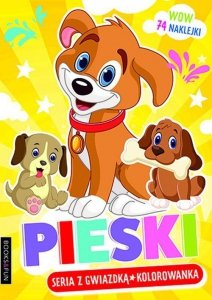 Pieski Seria z gwiazdką Kolorowanka