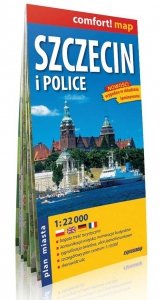 Szczecin i Police plan miasta  1:22 000