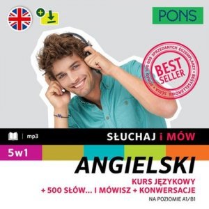 Słuchaj i mów PONS Kurs angielski Pakiet 5w1