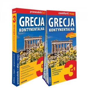 Grecja Kontynentalna Zestaw przewodnikowy 3 w 1