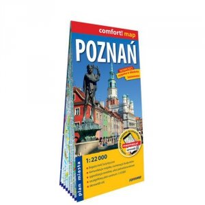 Poznań laminowany plan miasta 1:22 000