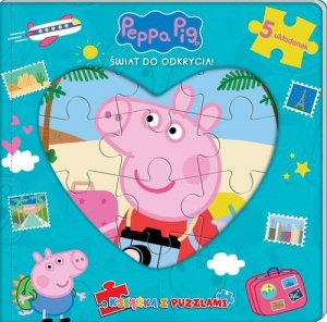 Peppa Pig. Książka z puzzlami. Świat do odkrycia