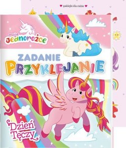 Moje Jednorożce. Zadanie Przyklejanie. Dzień tęczy