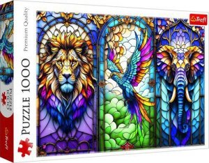 Puzzle  Witraż, Zwierzęta 1000