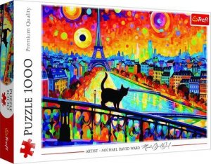 Puzzle Kot w Paryżu 1000