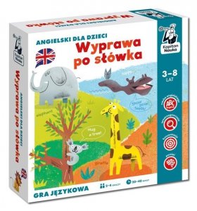 Wyprawa po słówka Angielski dla dzieci Gra edukacyjna 3-8 lat