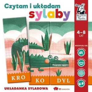 Kapitan Nauka Czytam i układam sylaby Układanka sylabowa