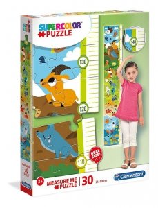 Puzzle miarka wzrostu Cuties Animals 30