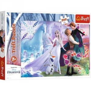 Puzzle 200 Magiczny świat sióstr Disney Frozen 2