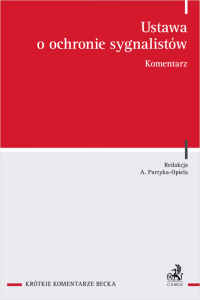 Ustawa o ochronie sygnalistów. Komentarz