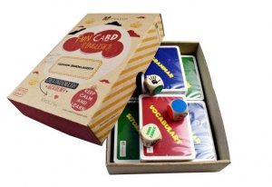 Karty Językowe Angielski Fun Card English Egzamin ósmoklasisty. Karty + kości do gry